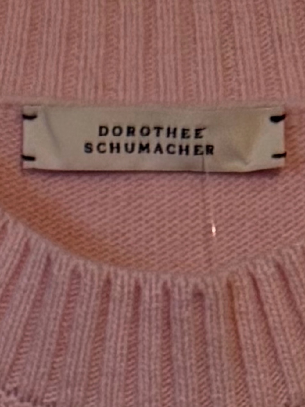 DOROTHEE SCHUMACHER Wool Cashmere Crew Neck Sweater Size L - Picture 5 of 10